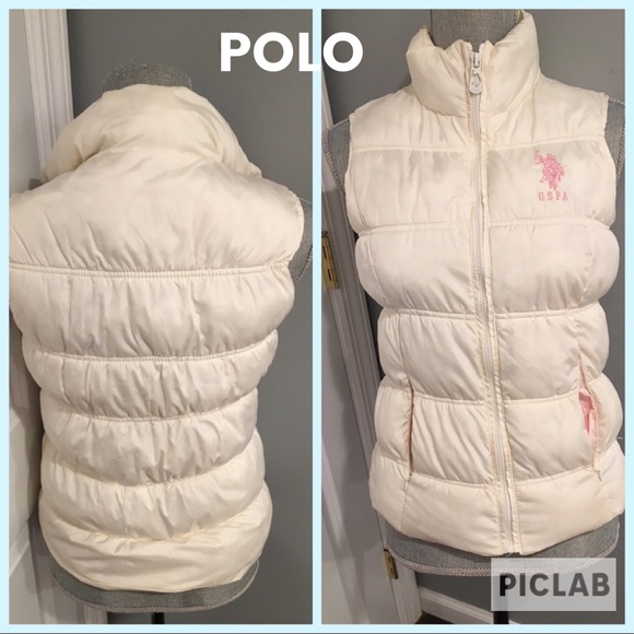 us polo assn quilted vest